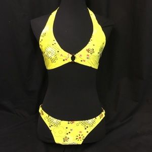 Triangle loop hole bikini sz m/L